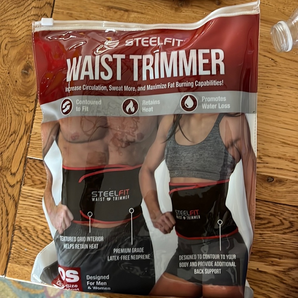 NWT- SteelFit waist/sweat trimmer; designed for both men & women...